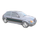 FORD FIESTA MK3 RS TURBO GREEN SIDE MOULDINGS SET