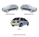 FORD FIESTA MK3 RS TURBO GREEN SIDE MOULDINGS SET PLUS BUMPER TRIM