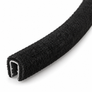 Black Carpet Covered Edge Trim for 3mm Edges – ET32MBLACK