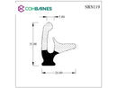 SPONGE RUBBER SECTION SRS119