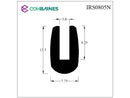 U CHANNEL - NEOPRENE IRS0805N