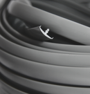 KNOCK ON EDGE TRIM 18MM DOUBLE LIP - DT01-DARKGREY