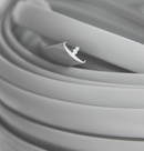 KNOCK ON EDGE TRIM 18MM DOUBLE LIP - DT01-LIGHTGREY