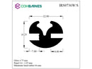 WEATHERSTRIP  IRS0736W/S