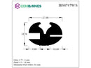 WEATHERSTRIP  IRS0747W/S