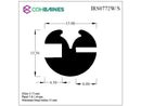 WEATHERSTRIP  IRS0772W/S