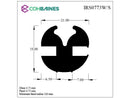 WEATHERSTRIP  IRS0773W/S