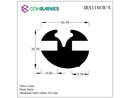 WEATHERSTRIP  IRS1186W/S