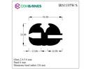 WEATHERSTRIP  IRS1195W/S
