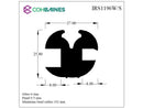 WEATHERSTRIP  IRS1196W/S