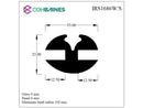 WEATHERSTRIP  IRS1686W/S