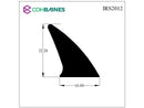 SHARK FIN SEAL -  16.5MM X 22.2MM X 1650MM IRS2012-1650MM