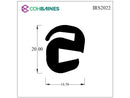 S WINDOW RUBBER - 6MM - 20MM WIDE X 16.5MM HIGH IRS2022