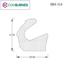 SPONGE RUBBER SEAL SRS114