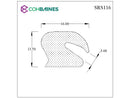 SPONGE RUBBER SEAL SRS116