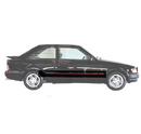 FORD ESCORT MK4 XR3i DOOR MOULDINGS SET WITH RED INSERT